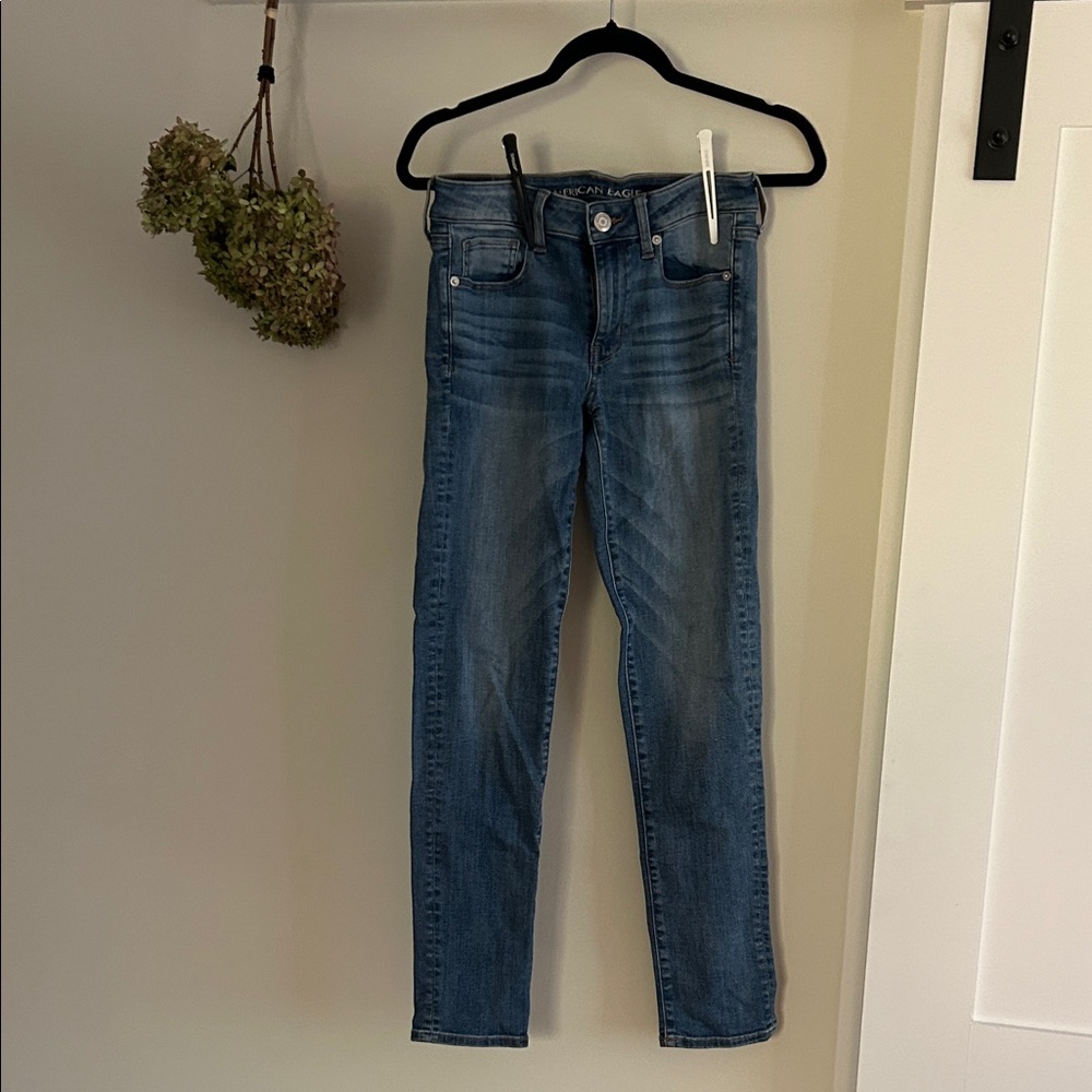 American Eagle Outfitters Blue Skinny Jeans
